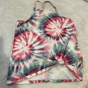 Abercrombie kids halter tank with knot front. Size 13/14